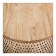 NPD Furniture Kamari Rattan Side/End Table w/ Wood Top