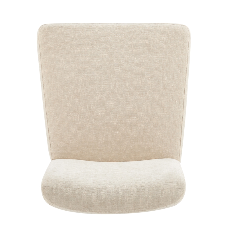 NPD Furniture Bloomfield Fabric Low-Back Dining Chair in Beige (Set of 2)