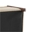 NPD Furniture Ruth Fabric Accent Arm Chair in Barley Beige