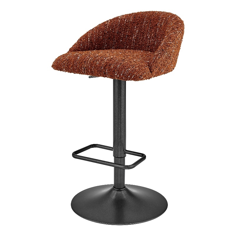 NPD Furniture Jorrell Fabric Gaslift Swivel Bar Stool (Set of 2)