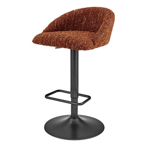NPD Furniture Jorrell Fabric Gaslift Swivel Bar Stool (Set of 2)