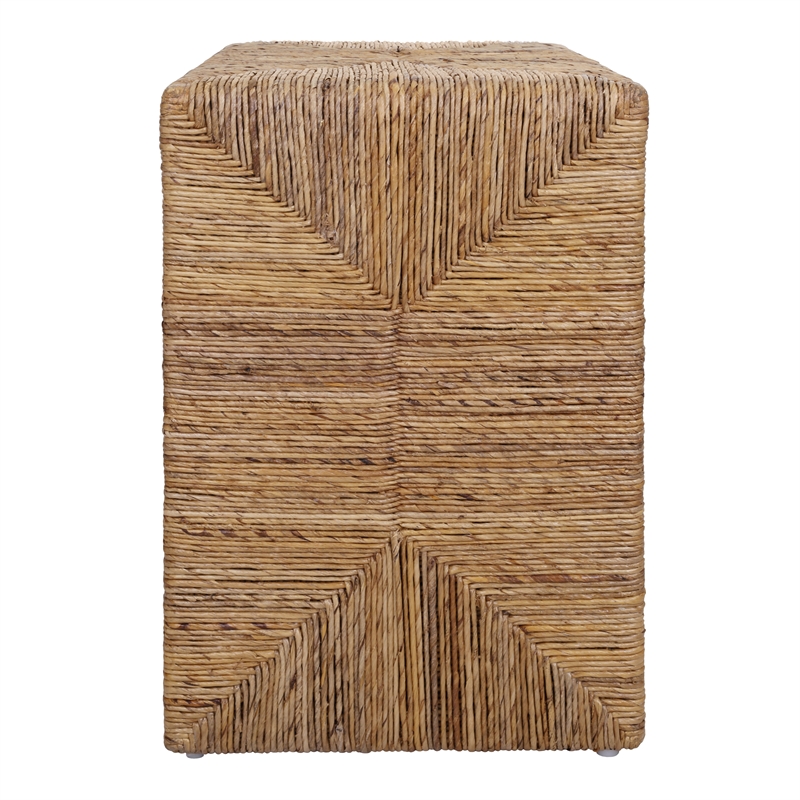 NPD Furniture Kanza Abaca Nightstand/Side Table in Natural