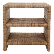 NPD Furniture Kanza Abaca Nightstand/Side Table in Natural