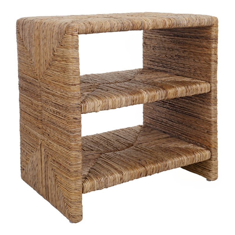 NPD Furniture Kanza Abaca Nightstand/Side Table in Natural