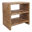 NPD Furniture Kanza Abaca Nightstand/Side Table in Natural