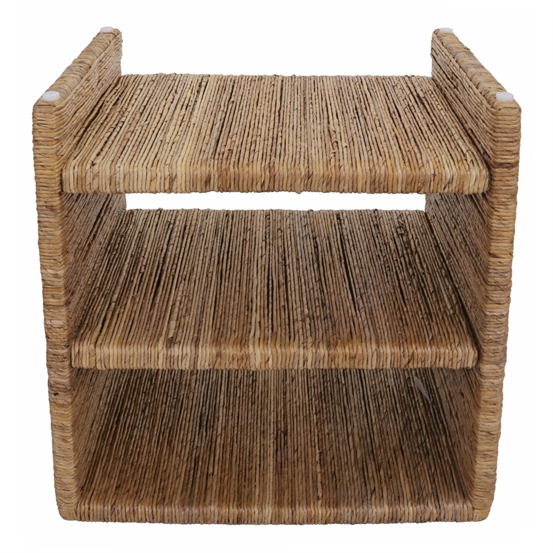 NPD Furniture Kanza Abaca Nightstand/Side Table in Natural