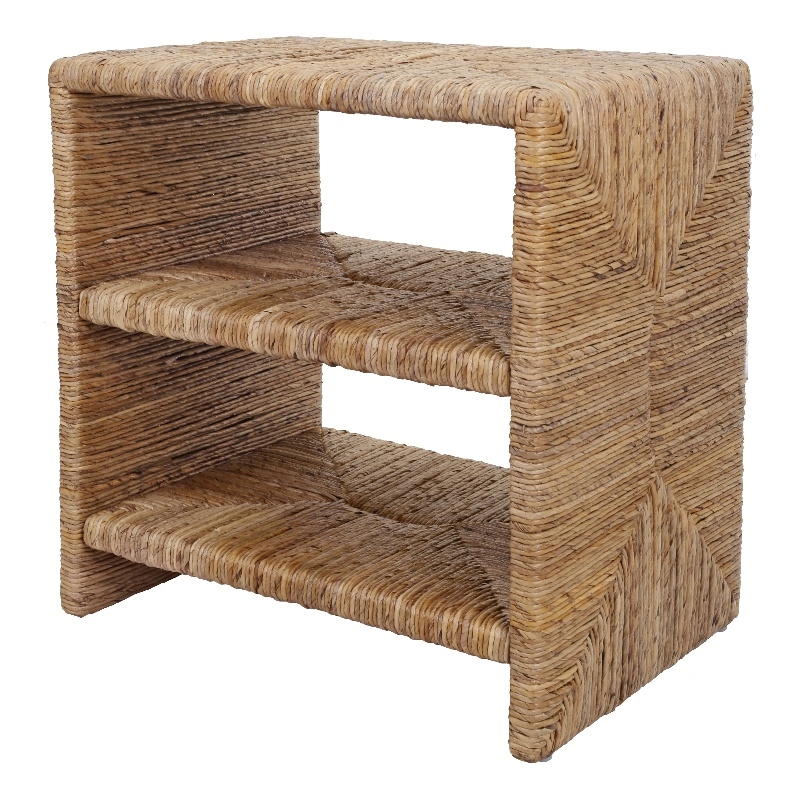 NPD Furniture Kanza Abaca Nightstand/Side Table in Natural
