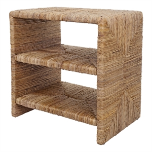 NPD Furniture Kanza Abaca Nightstand/Side Table in Natural