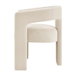 NPD Furniture Sherlyn Velvet Dining Side Chair in Folia Cream