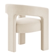 NPD Furniture Sherlyn Velvet Dining Side Chair in Folia Cream