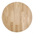 NPD Furniture Kiefer Rattan Side/End Table w/ Wood Top in Natural