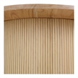 NPD Furniture Kiefer Rattan Coffee Table w/ Wood Top in Natural