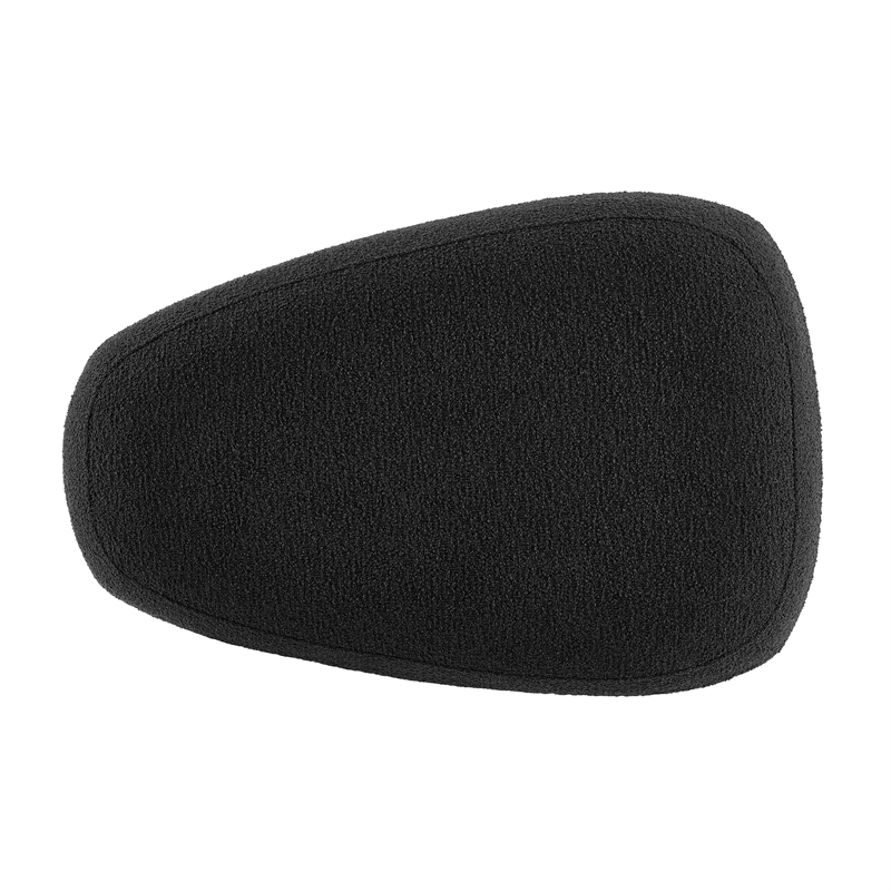 NPD Furniture Carlese Fabric Big Ottoman in Palladian Charcoal