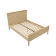 NPD Furniture Hansville Queen Bed Set in Natural Whitewash
