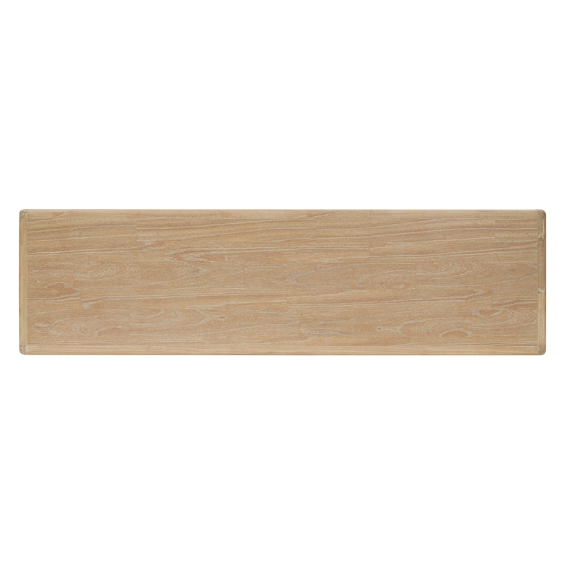 NPD Furniture Hansville Dresser 6 Drawers in Natural Whitewash