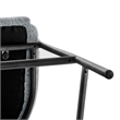 NPD Furniture Finley Fabric Counter Stool in Blazer Light Gray