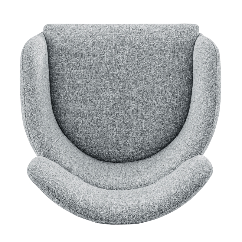 NPD Furniture Finley Fabric Counter Stool in Blazer Light Gray
