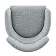 NPD Furniture Finley Fabric Counter Stool in Blazer Light Gray