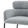 NPD Furniture Finley Fabric Counter Stool in Blazer Light Gray