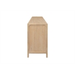 NPD Furniture Hansville Sideboard 4 Doors w/ 2 Inner Drawers in Natural