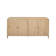 NPD Furniture Hansville Sideboard 4 Doors w/ 2 Inner Drawers in Natural