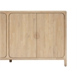 NPD Furniture Hansville Sideboard 4 Doors w/ 2 Inner Drawers in Natural