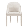NPD Furniture Stacy Fabric Dining Side Chair in Seville Beige