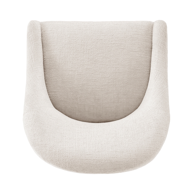 NPD Furniture Stacy Fabric Dining Side Chair in Seville Beige
