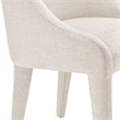 NPD Furniture Stacy Fabric Dining Side Chair in Seville Beige