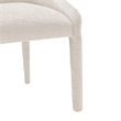 NPD Furniture Stacy Fabric Dining Side Chair in Seville Beige