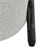 NPD Furniture Murphy Fabric Storage Ottoman in Horizon Gray