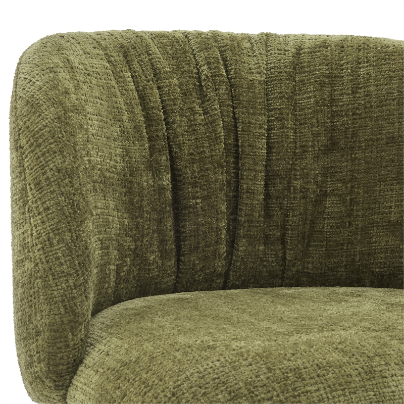 NPD Furniture Millie Fabric Counter Stool in Canova Green (Set of 2)