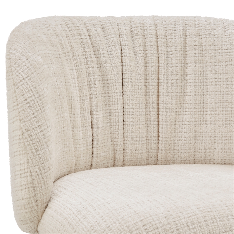 NPD Furniture Millie Fabric Counter Stool in Canova Ivory (Set of 2)