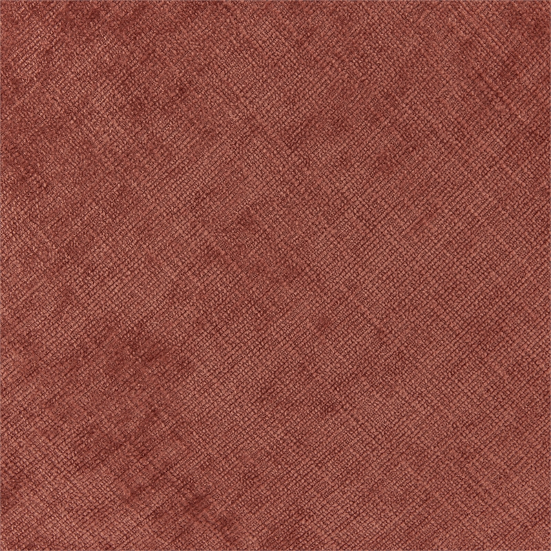 NPD Furniture Cielo Fabric Ottoman in Millburry Coral