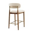 NPD Furniture Verna Fabric Counter Stool in Palladian Beige
