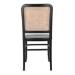NPD Furniture Sonora Rattan Dining Side Chair Wood Seat (Set of 2)