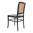 NPD Furniture Sonora Rattan Dining Side Chair Wood Seat (Set of 2)