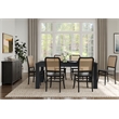 NPD Furniture Sonora Rattan Dining Side Chair Wood Seat (Set of 2)