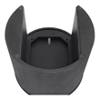 NPD Furniture Watkins Round Side/End Table in Brushstroke Black