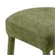 NPD Furniture Rylee KD Chenille Backless Counter Stool in Green (Set of 2)
