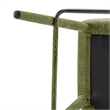 NPD Furniture Rylee KD Chenille Backless Counter Stool in Green (Set of 2)