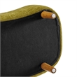 NPD Furniture Leony Chenille Storage Bench in Seneca Olive