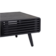 NPD Furniture Wilson Slat Coffee Table in Black