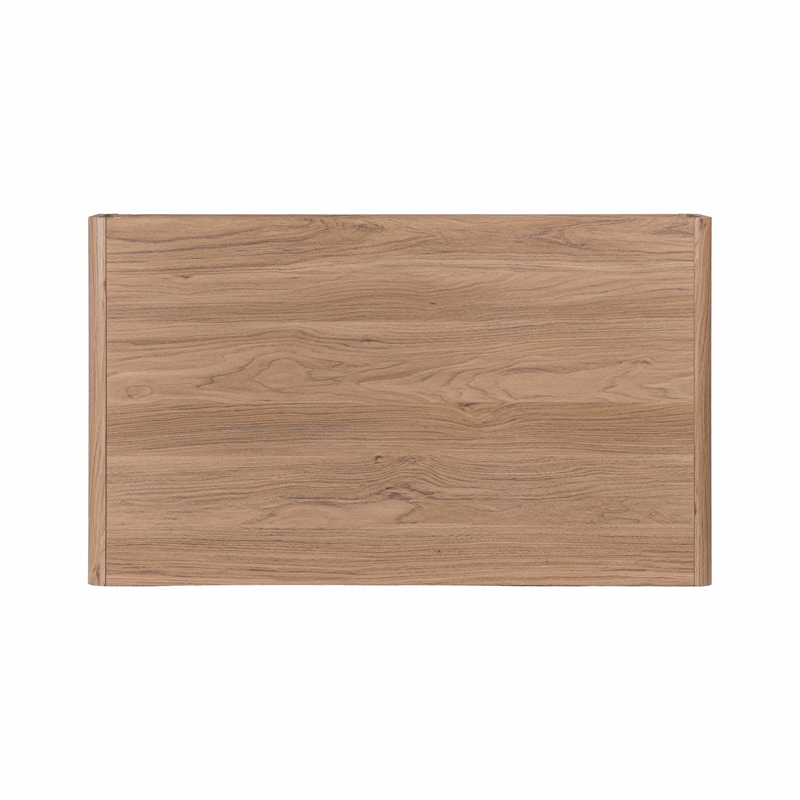 NPD Furniture Wilson Slat Coffee Table in Terra Oak