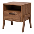 NPD Furniture Heaton Side Table 1 Drawer in Walnut