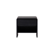 NPD Furniture Delmare Side/End Table w/ 1 Drawer in Black