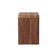 NPD Furniture Delmare Side/End Table w/ 1 Drawer in Walnut