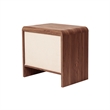 NPD Furniture Delmare Side/End Table w/ 1 Drawer in Walnut