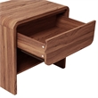 NPD Furniture Delmare Side/End Table w/ 1 Drawer in Walnut