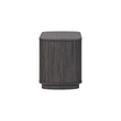 NPD Furniture Wimberly Nightstand/Side Table in Charred Black